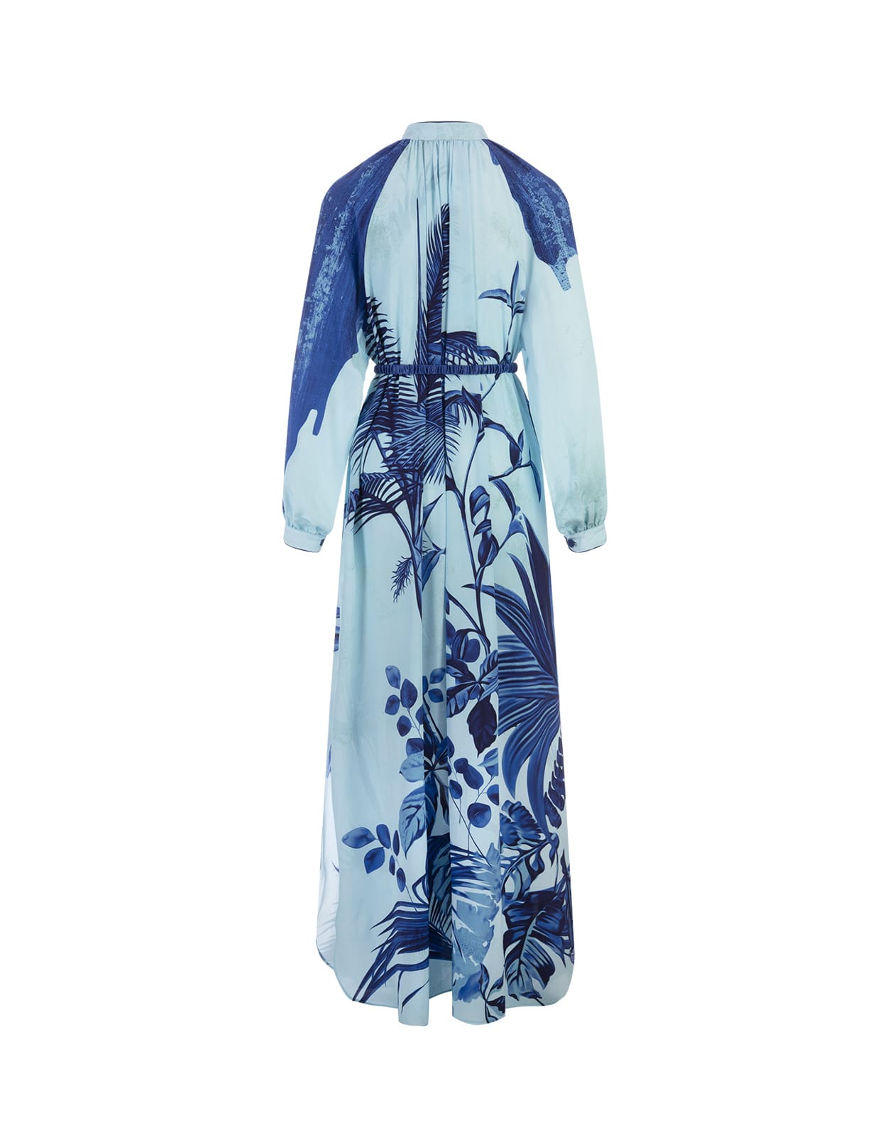 Shop F.r.s For Restless Sleepers Flowers Blue Arione Long Dress