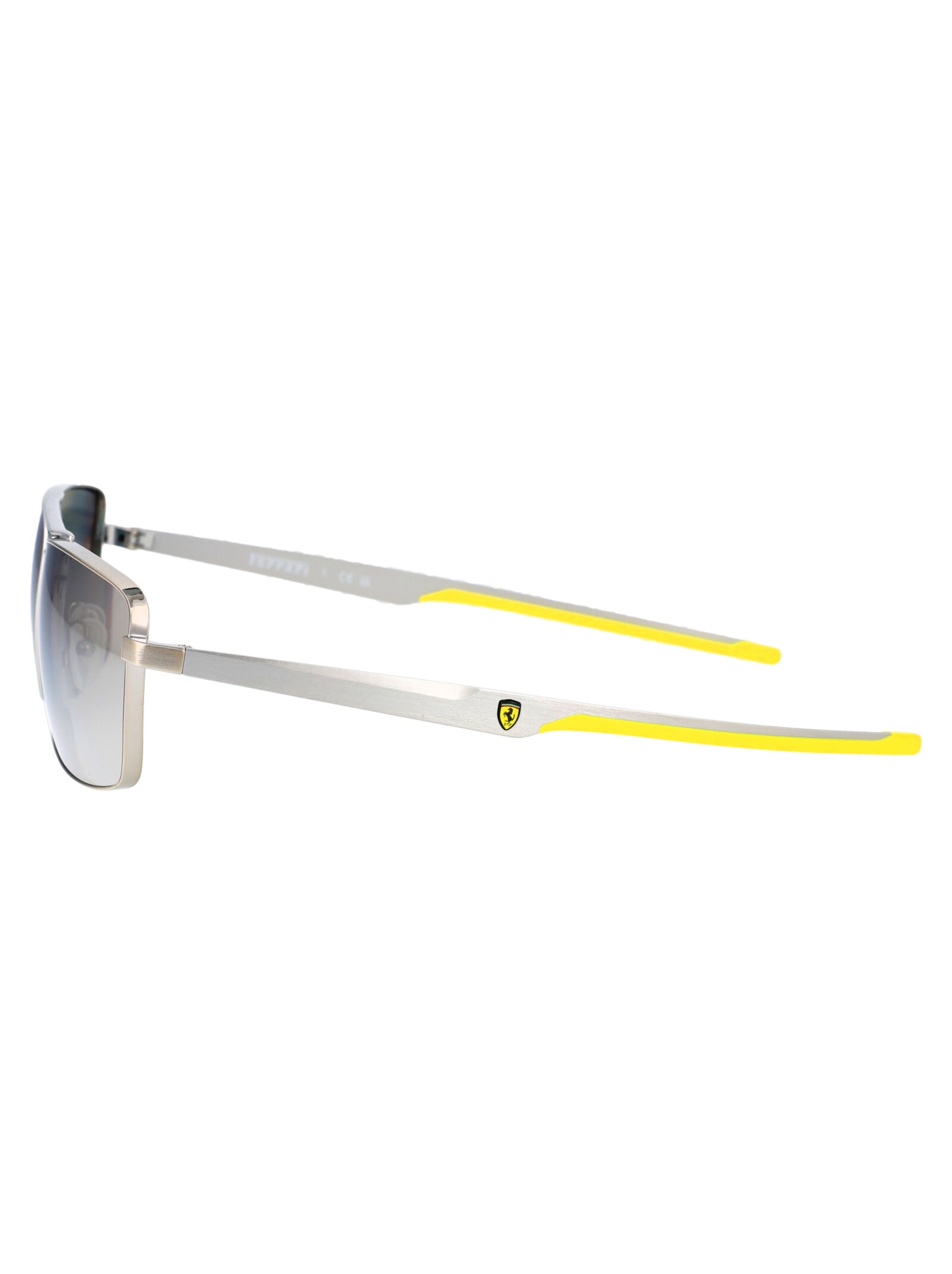 Ferrari 0fz5001 Sunglasses In 107/6g Brushed Silver