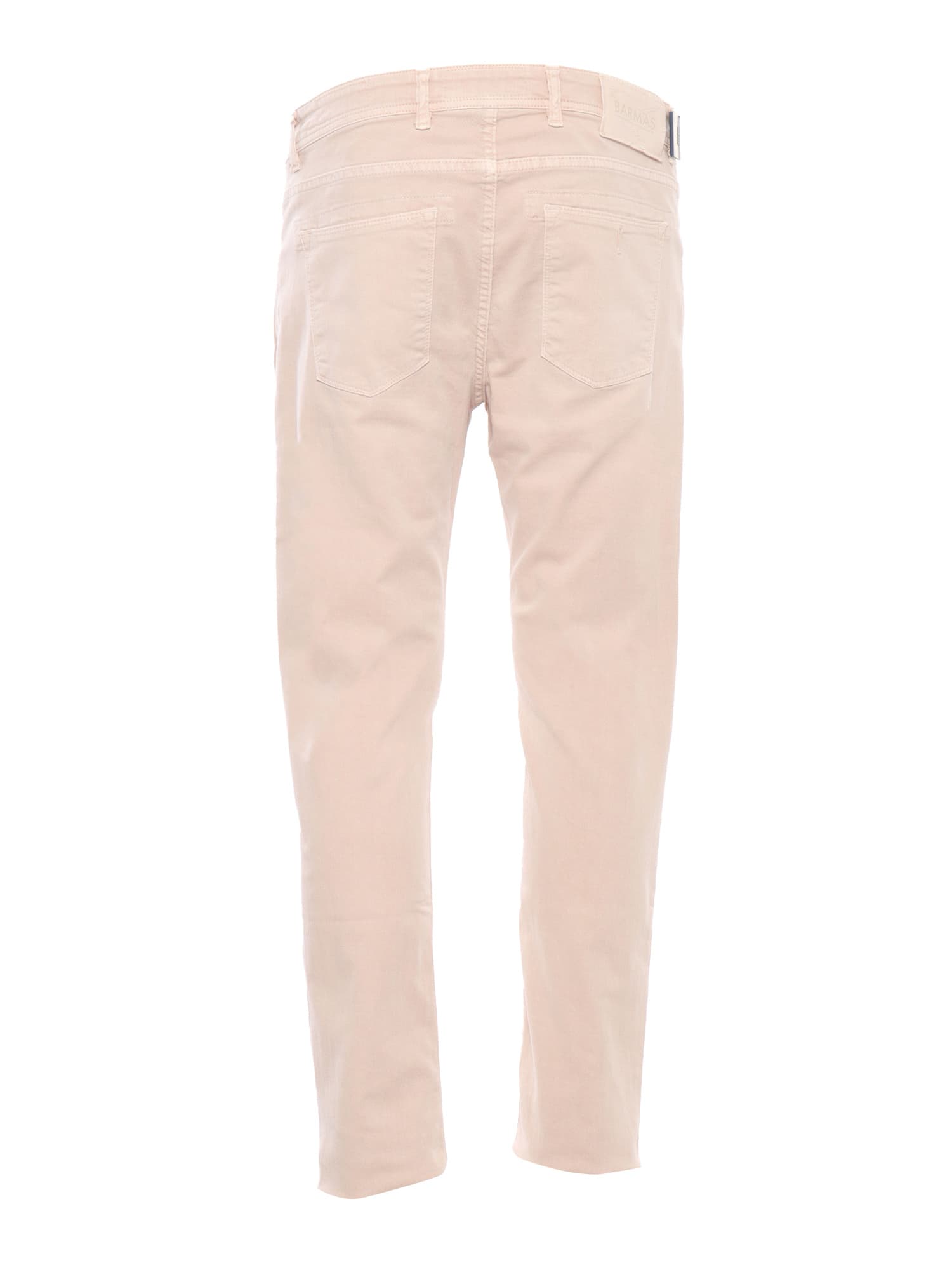 Shop Barmas Pink Undertone Denim Trousers