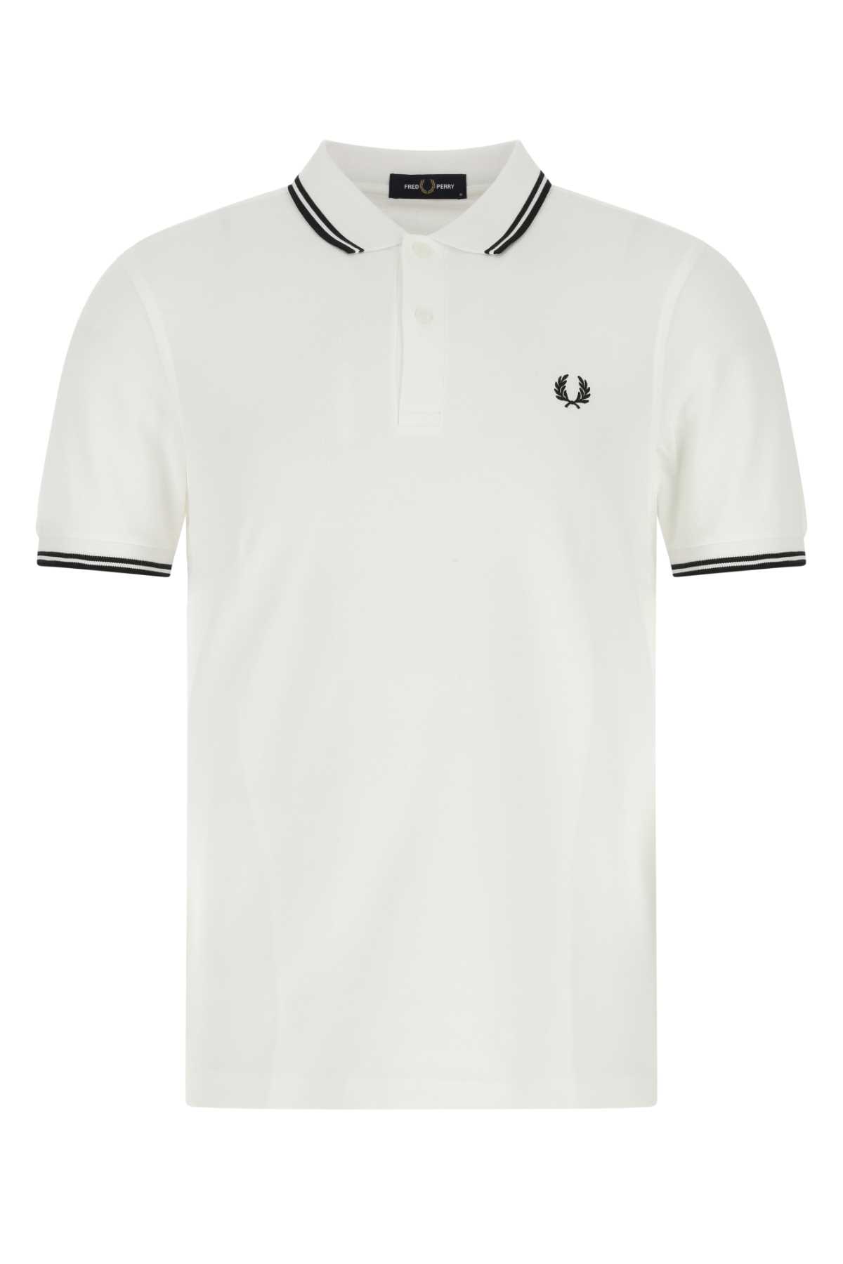 White Piquet Polo Shirt