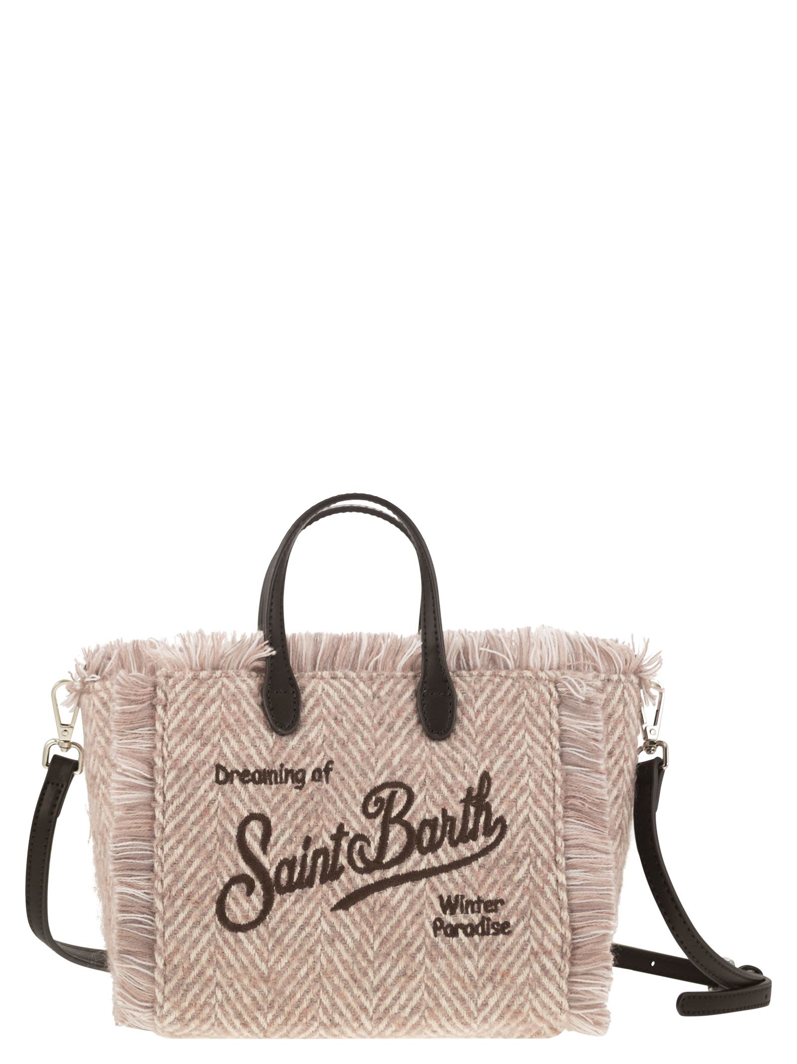 MC2 SAINT BARTH MINI VANITY BAG WITH BANGS AND EMBROIDERED LOGO