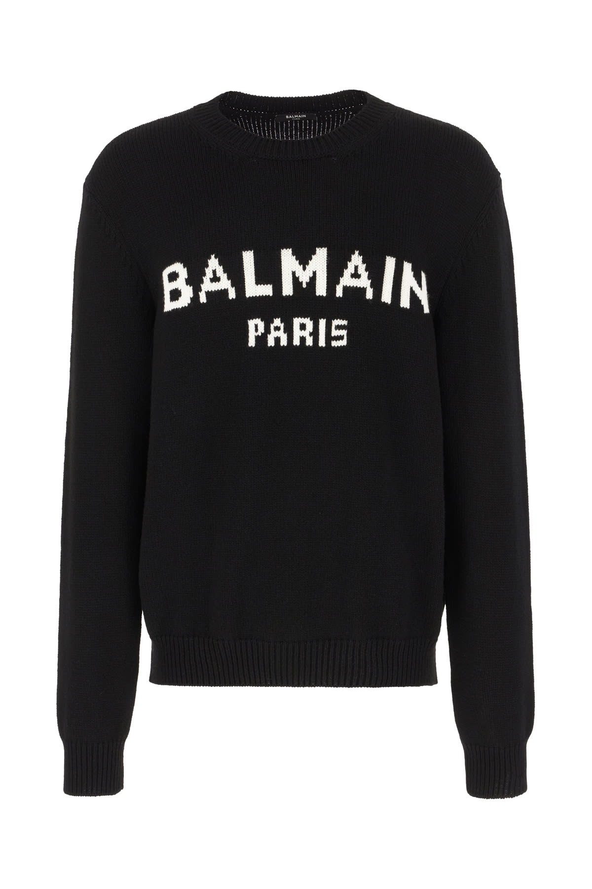 Balmain Black Wool Blend Sweater