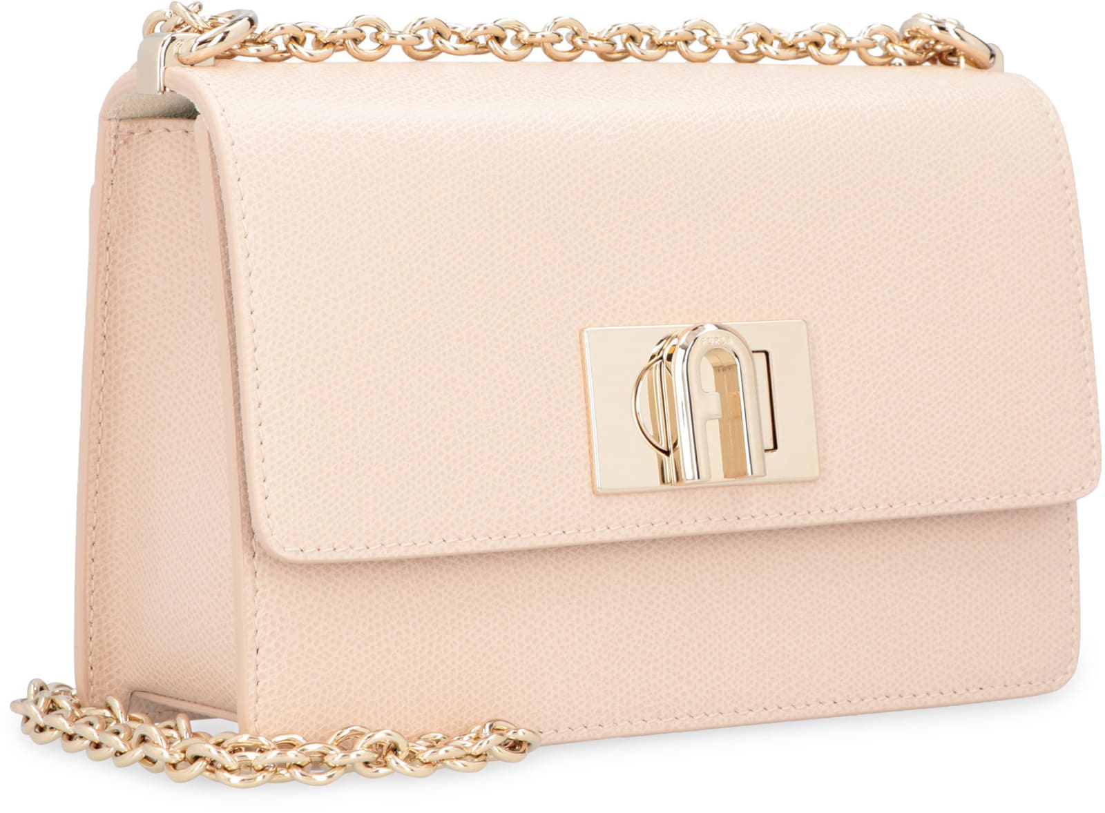 Shop Furla 1927 Leather Mini Crossbody Bag