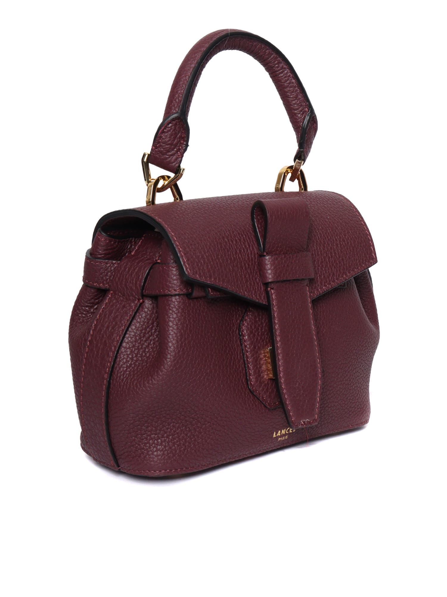 Lancel Hand Held Bag. In Burgundy