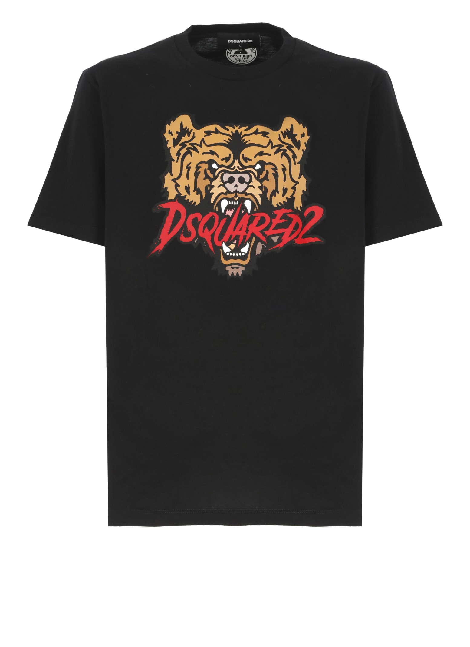 Shop Dsquared2 Regularl Fit Tee T-shirt In Black