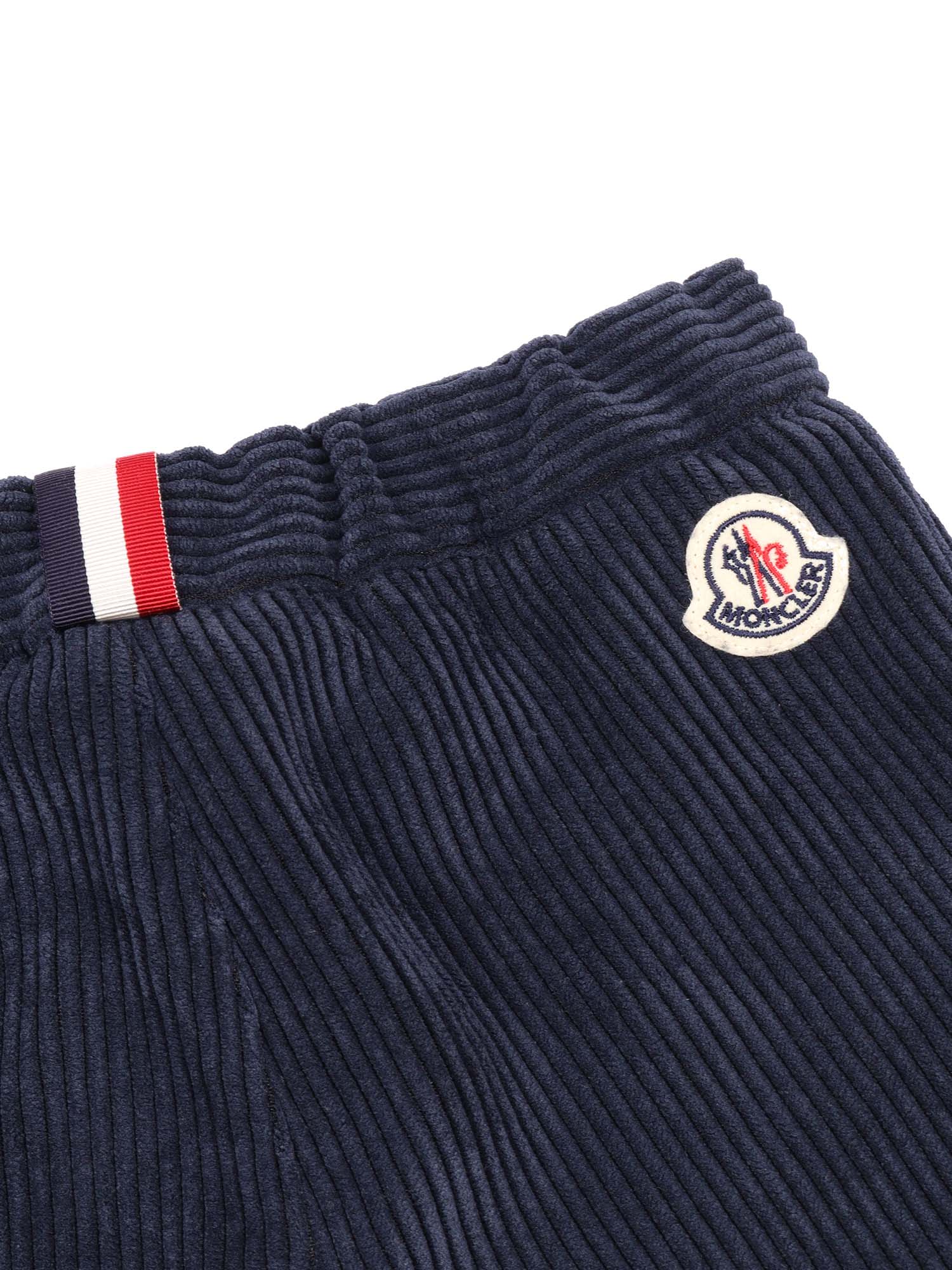 Moncler Trousers In Blue