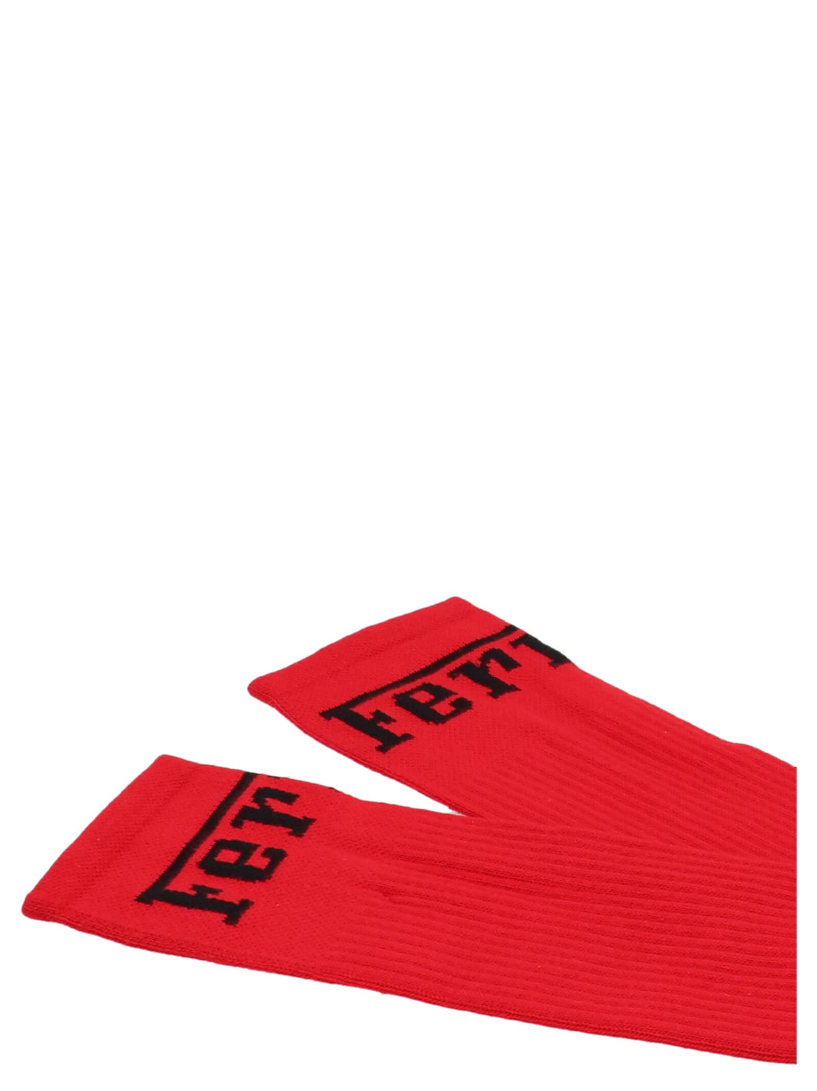 Shop Ferrari Socks In Red