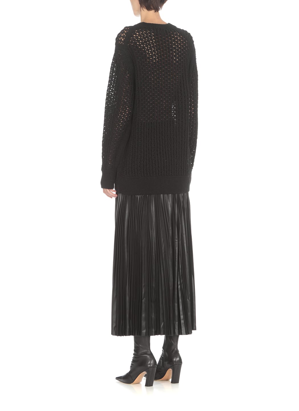 Shop Junya Watanabe Cotton Skirt In Black