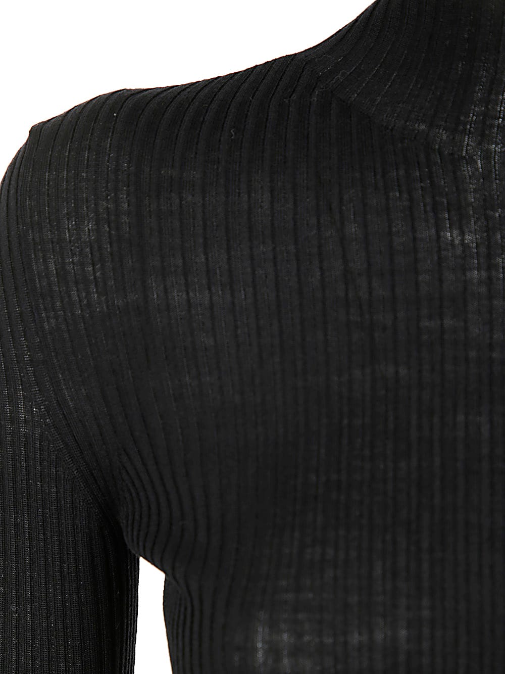 Shop Mrz Turtle Neck Sweater In Black