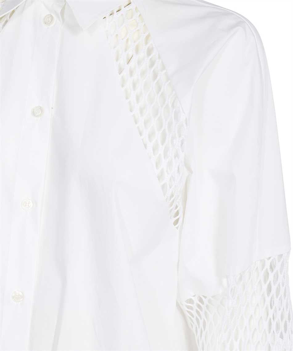 Msgm Cotton Dress In White