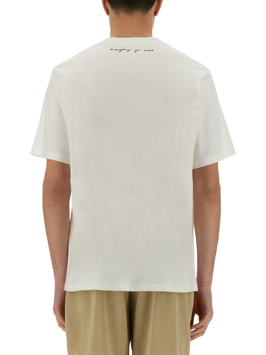 Shop Wales Bonner T-shirt Original In White