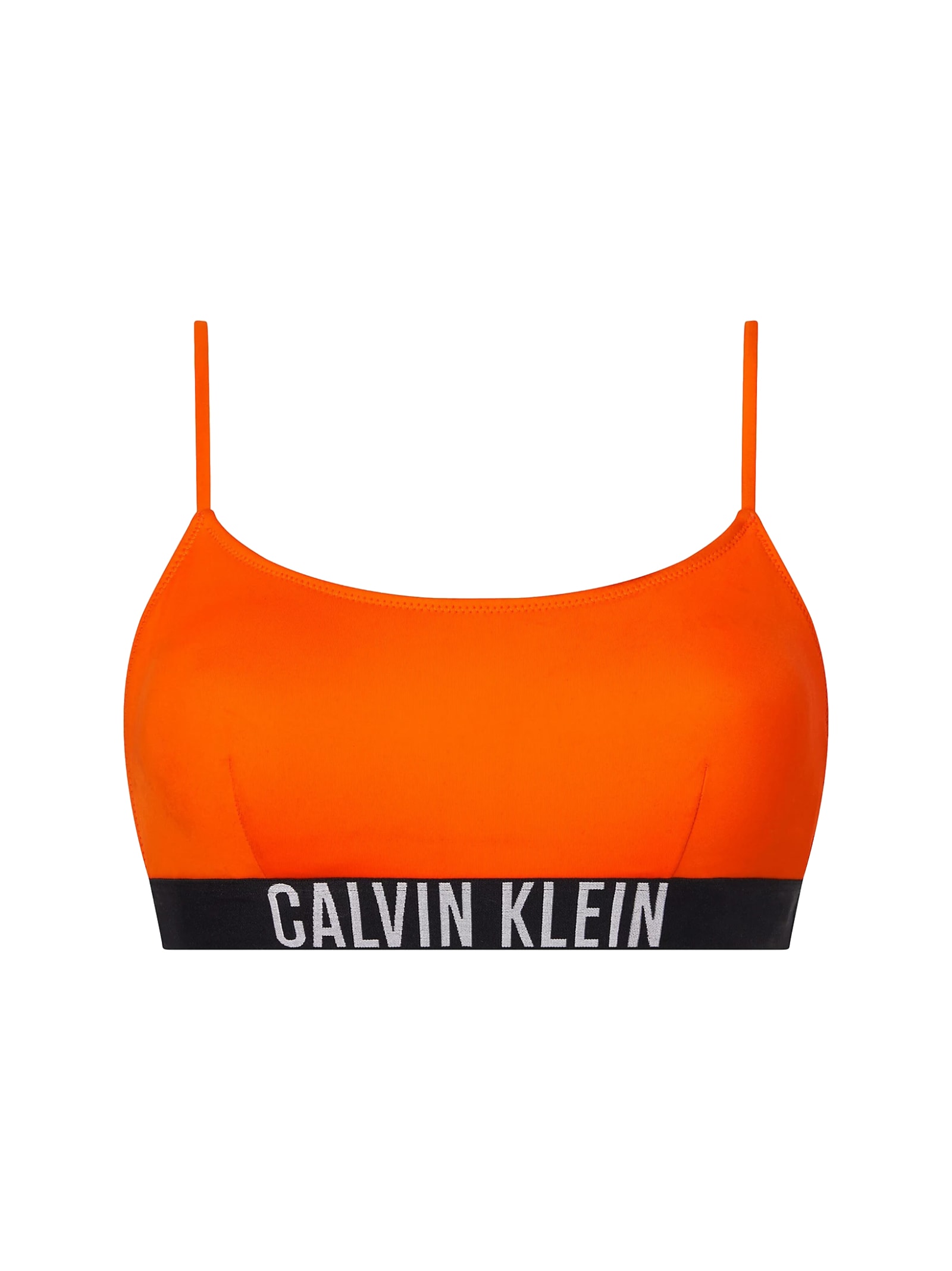 Calvin Klein Top Sea Bralette In Orange