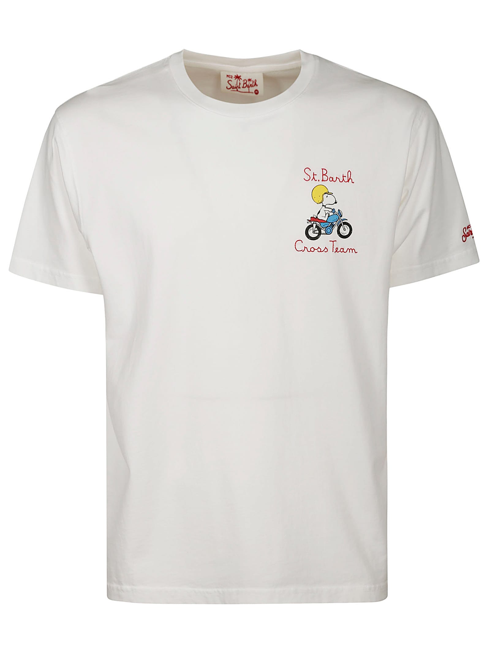 Mc2 Saint Barth Tshirt Man In White