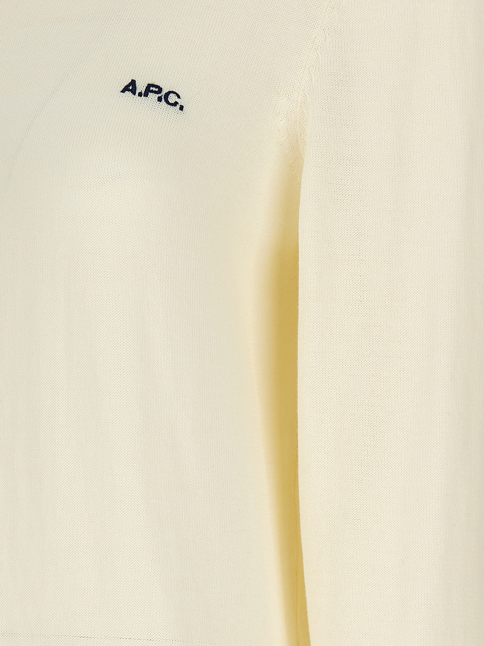 Apc Victoria Sweater In Aad Ecru