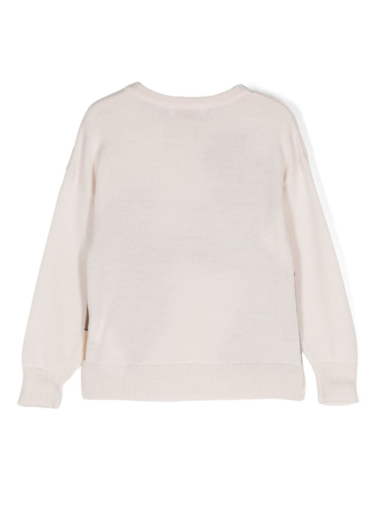 Shop Monnalisa Sweaters Beige