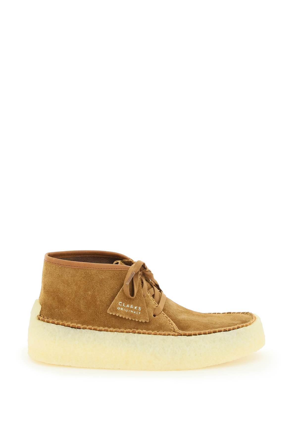 Shop Clarks Suede Leather Caravan Lace-up Shoes In Cola (brown)