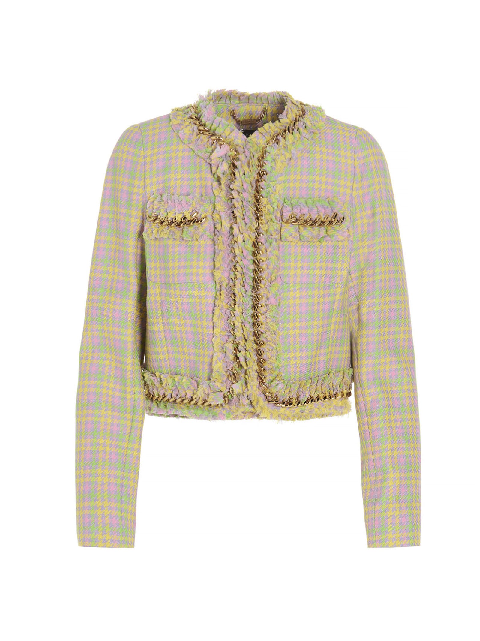 Versace chain Tweed Blazer Jacket