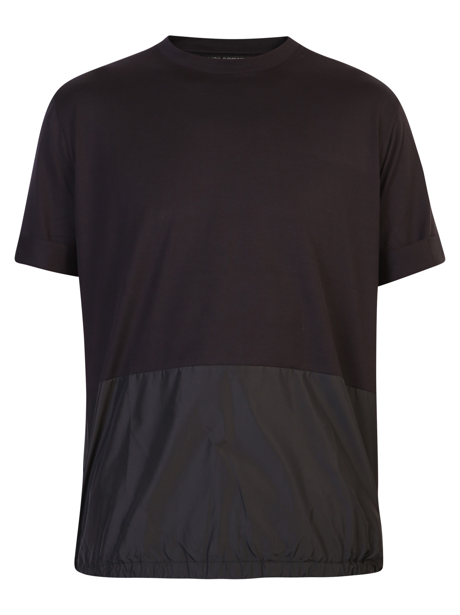 NEIL BARRETT NYLON AND COTTON T-SHIRT,11238350