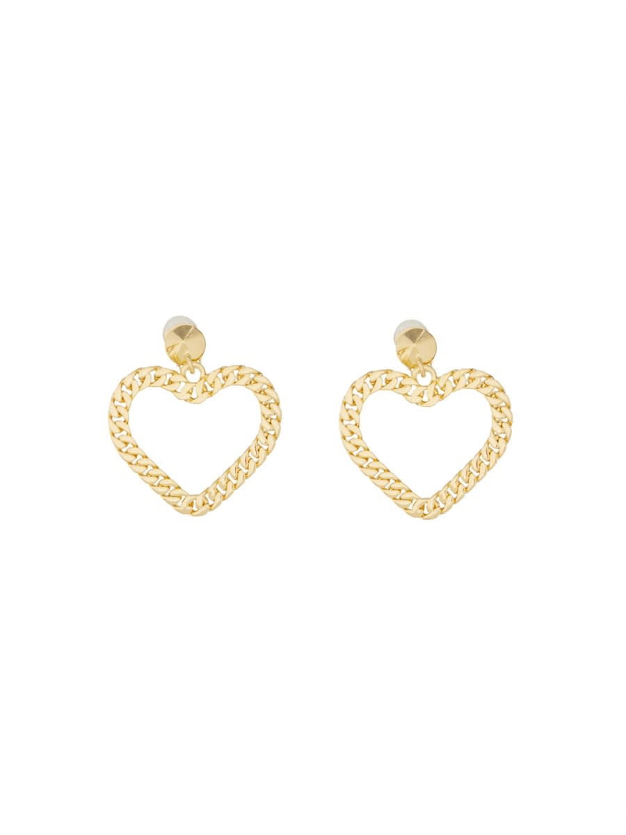 chain Heart Earrings