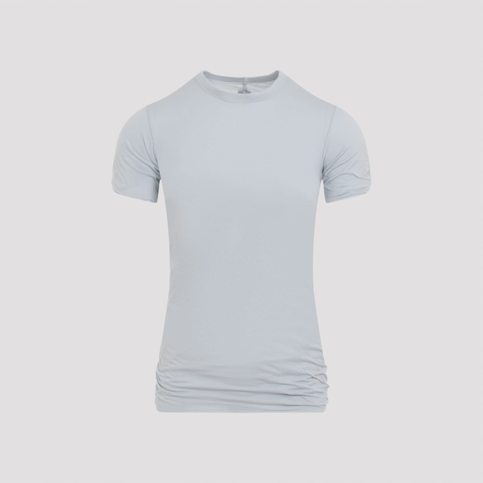 Shop Rick Owens Double Ss T T-shirt In Pale Blue