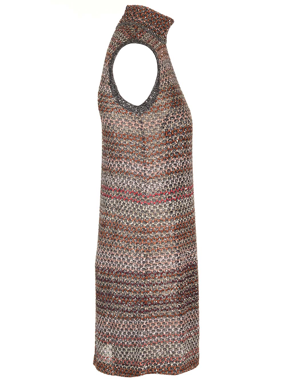 Shop Missoni A-line Mini Dress In Multicolor