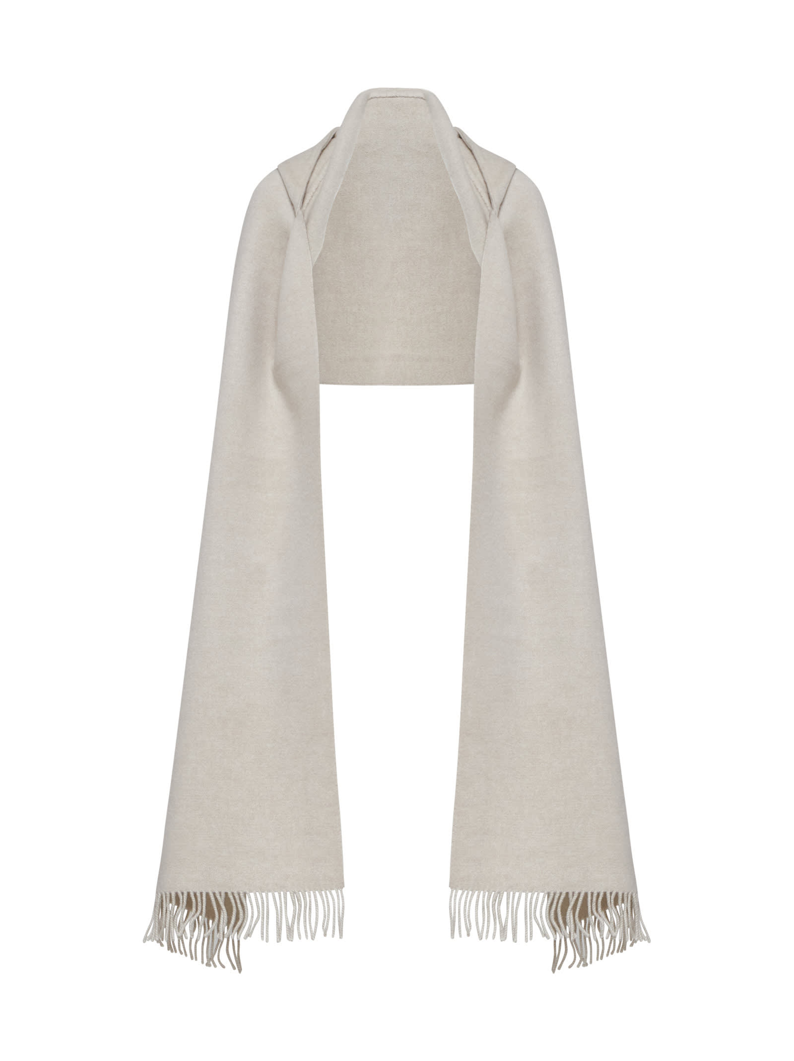 Shop Brunello Cucinelli Scarf In Neutrals