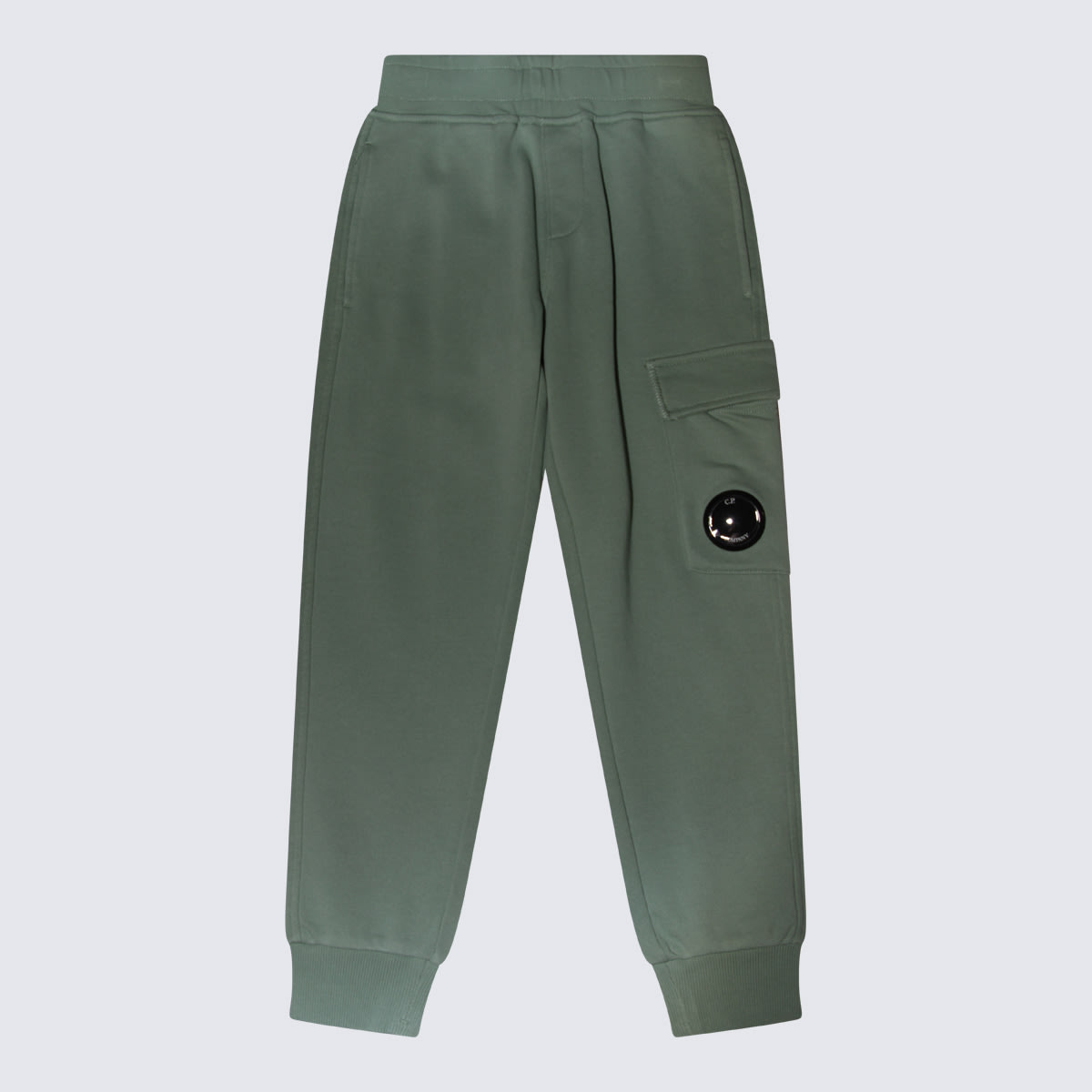 C.p. Company Kids' Green Cotton Pants