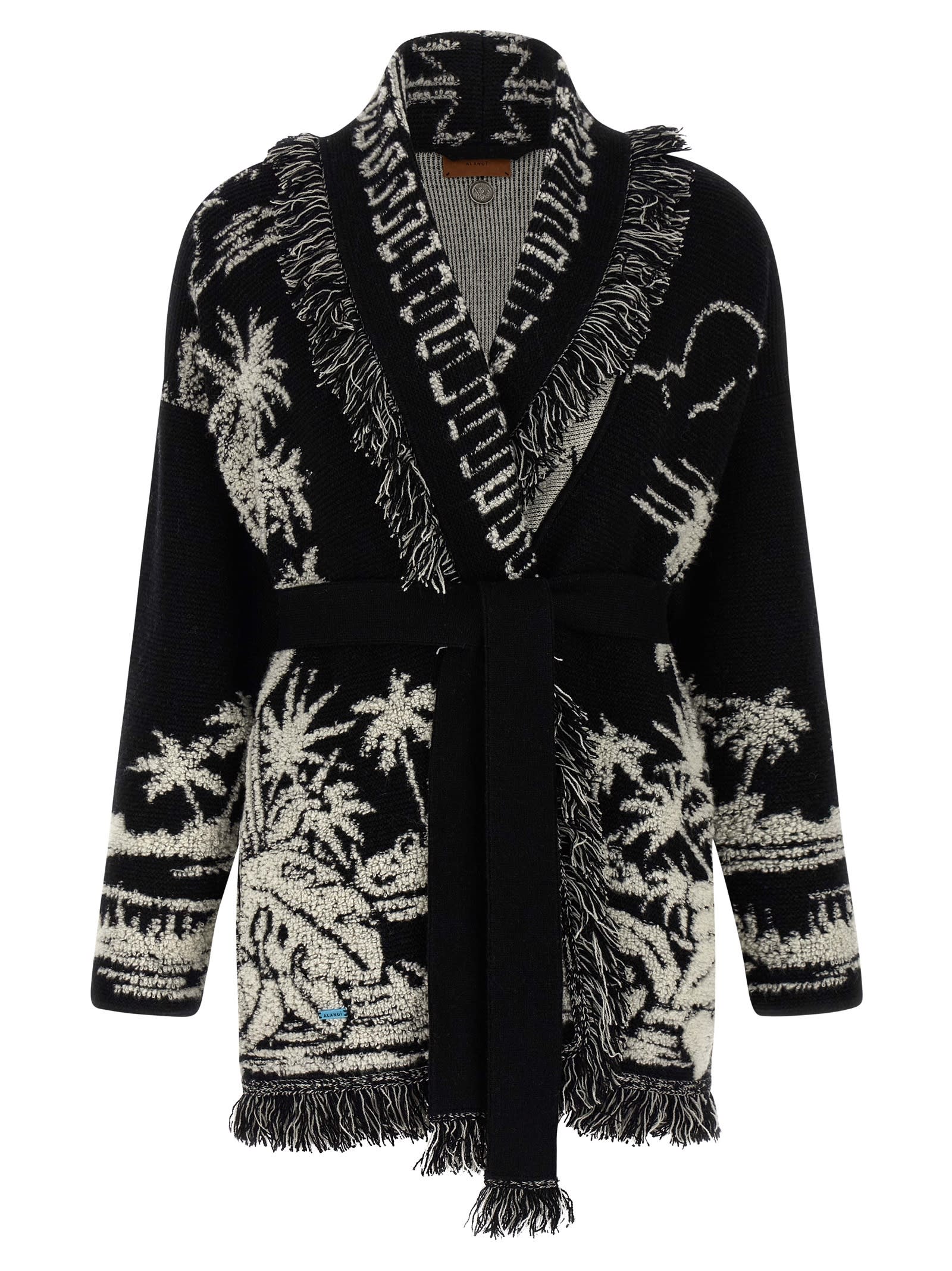 Alanui Palm Grove Tales Cardigan In Multi