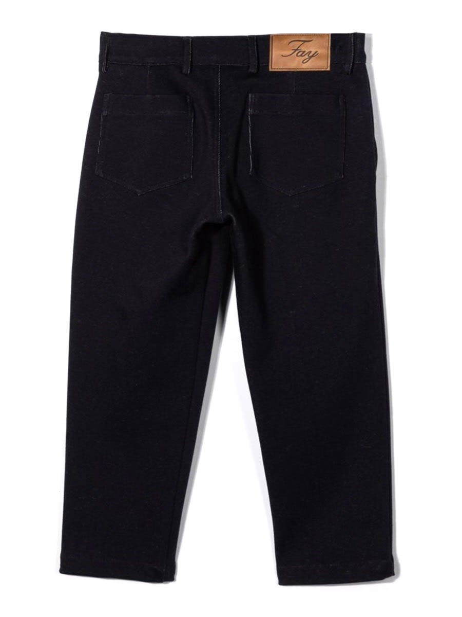 Shop Fay Slouchy Trouser In Blue