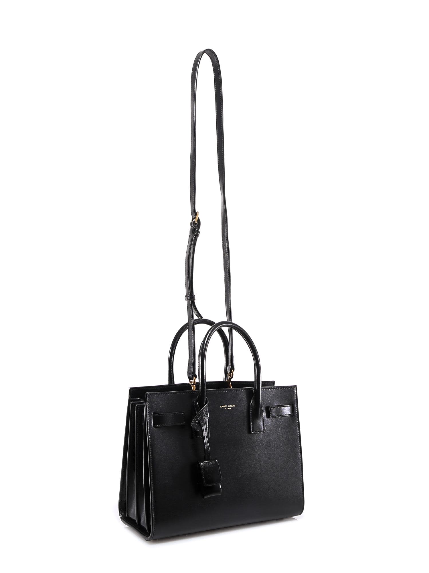 Saint Laurent Sac De Jour Nano Bag In Black