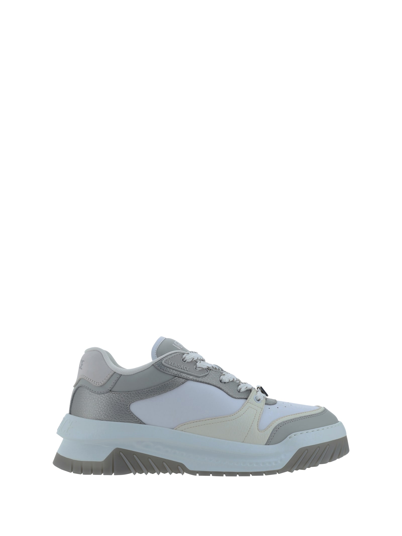 Shop Versace Odissea Sneakers In Grey