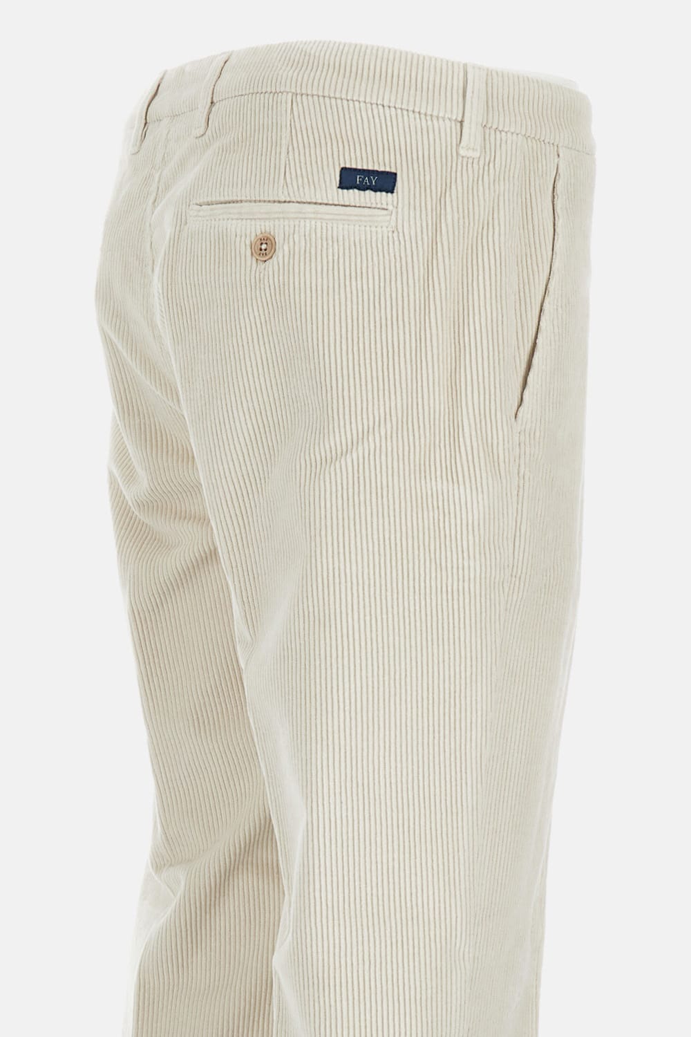 Fay Capri Pants In White