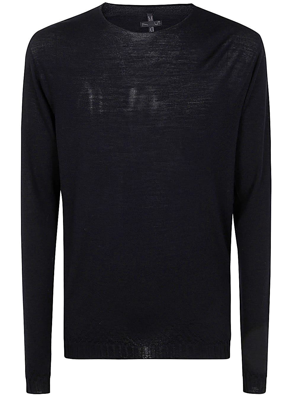 Shop Md75 Round Neck Sweater In Black