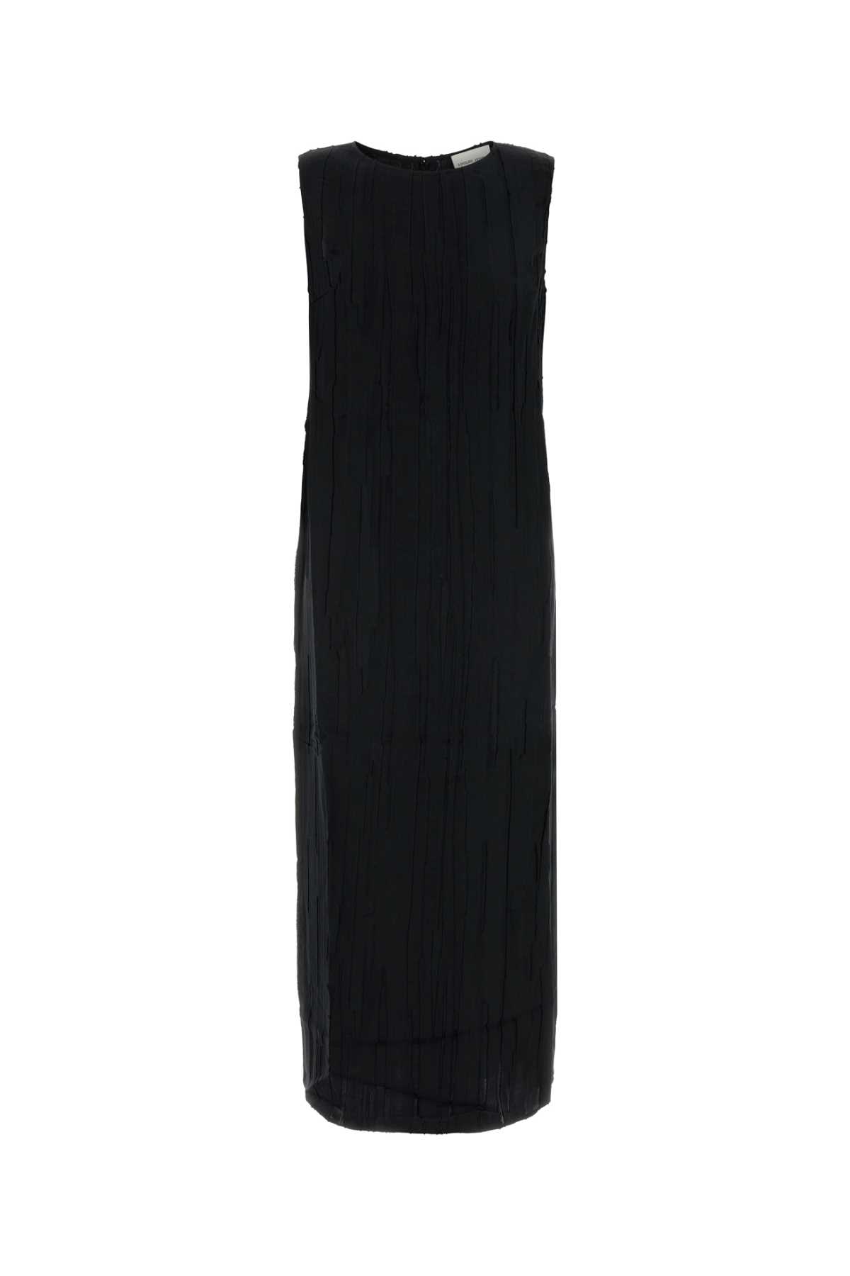 Black Silk Blend Minga Dress