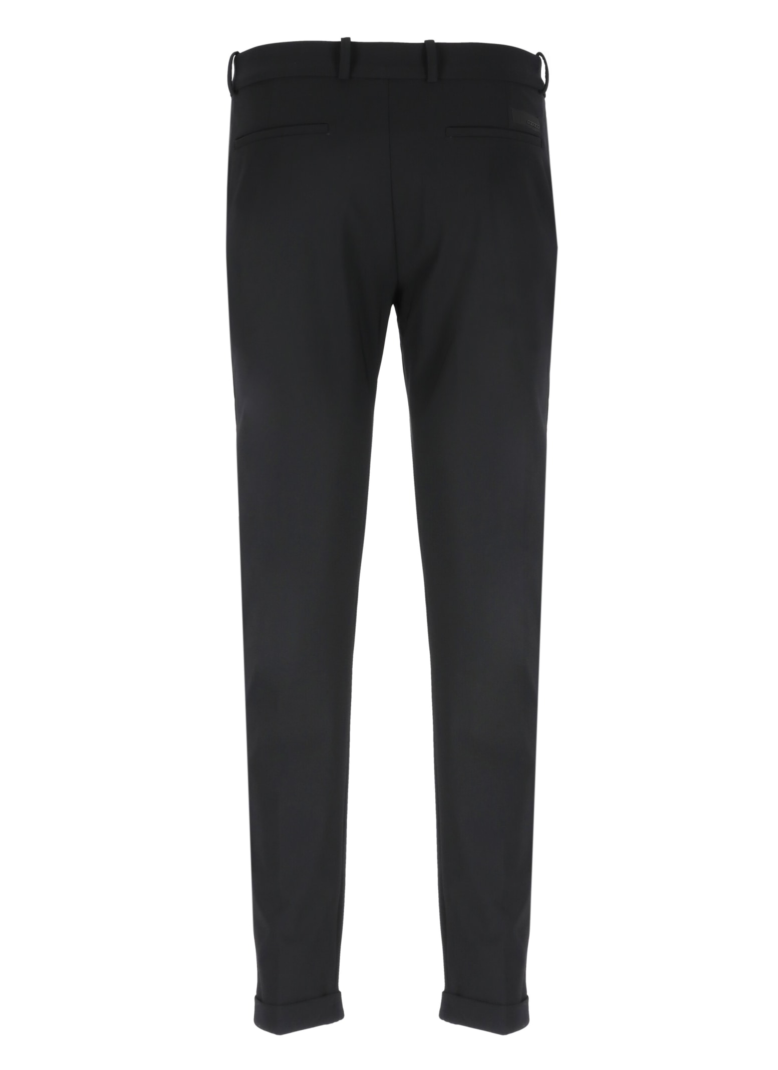 Shop Rrd - Roberto Ricci Design Winter Chino Trousers In Black