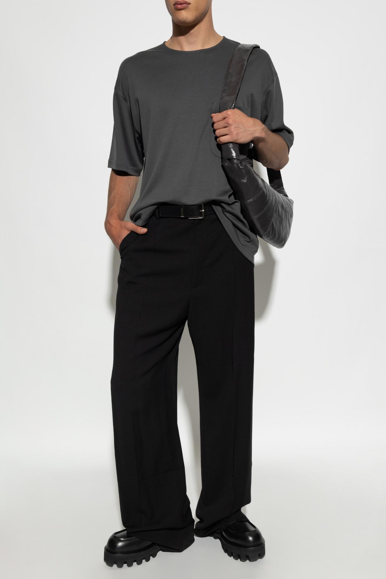 Lemaire T-shirt With Pocket In Gray