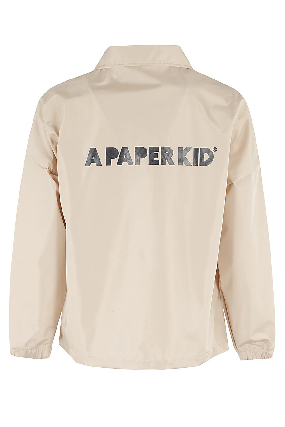 Shop A Paper Kid Nylon Jacket In Sabbia
