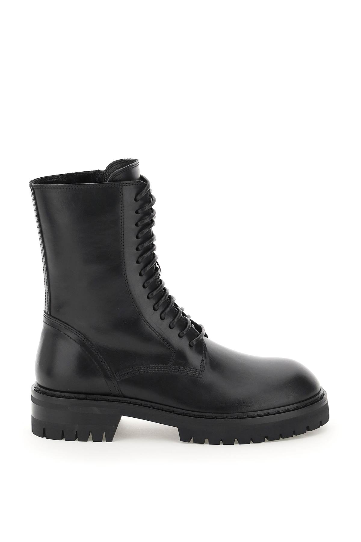 Ann Demeulemeester Alec Leather Combat Boots