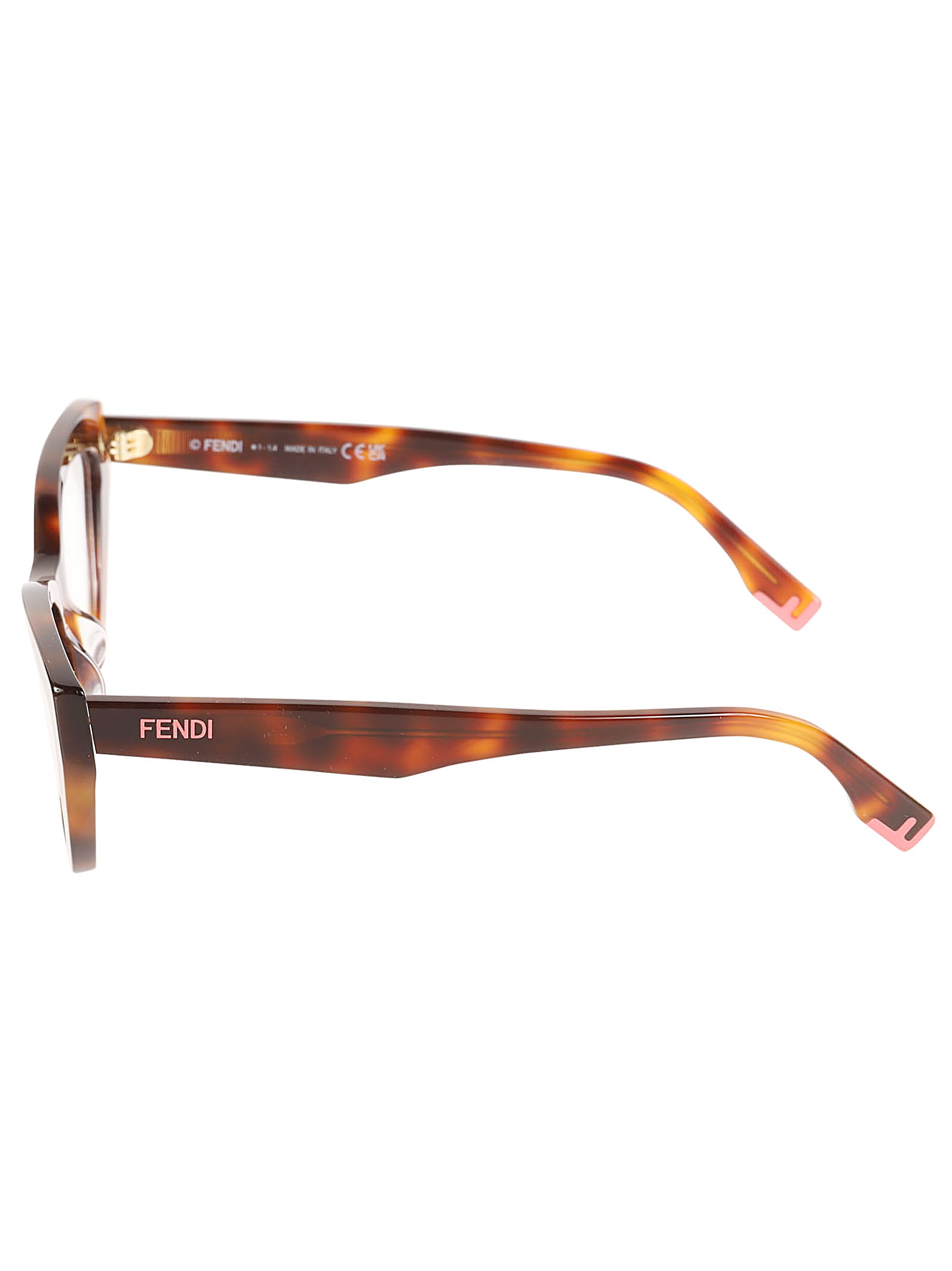 Shop Fendi Cat-eye Flame Effect Glasses In 053 - Black