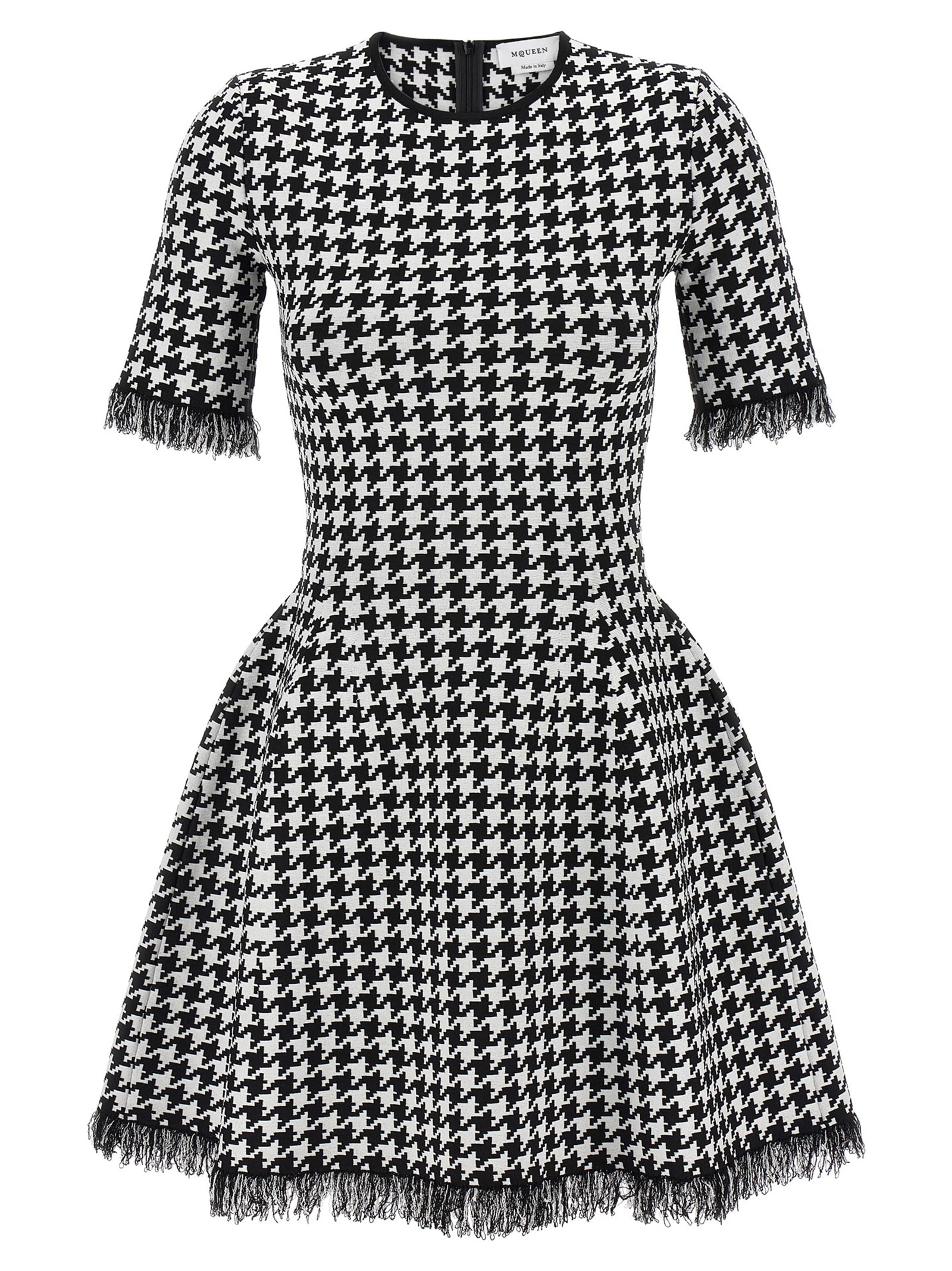 Alexander Mcqueen Mcqueen Houndstooth Dress