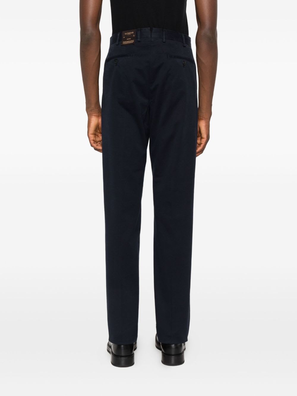 Incotex Tailored Trousers With Pockets And Loops In Black