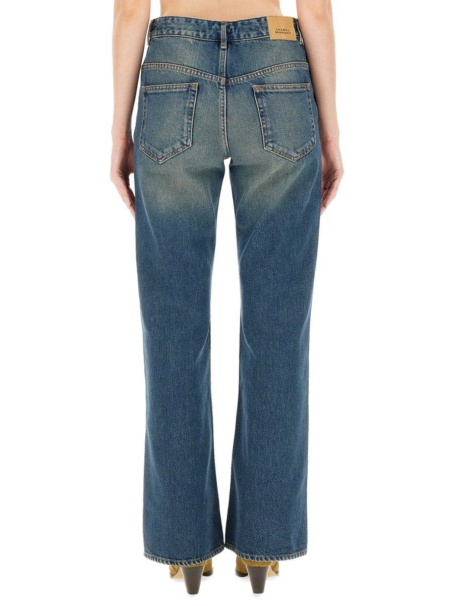 Shop Isabel Marant Belvira Flared Jeans In Denim