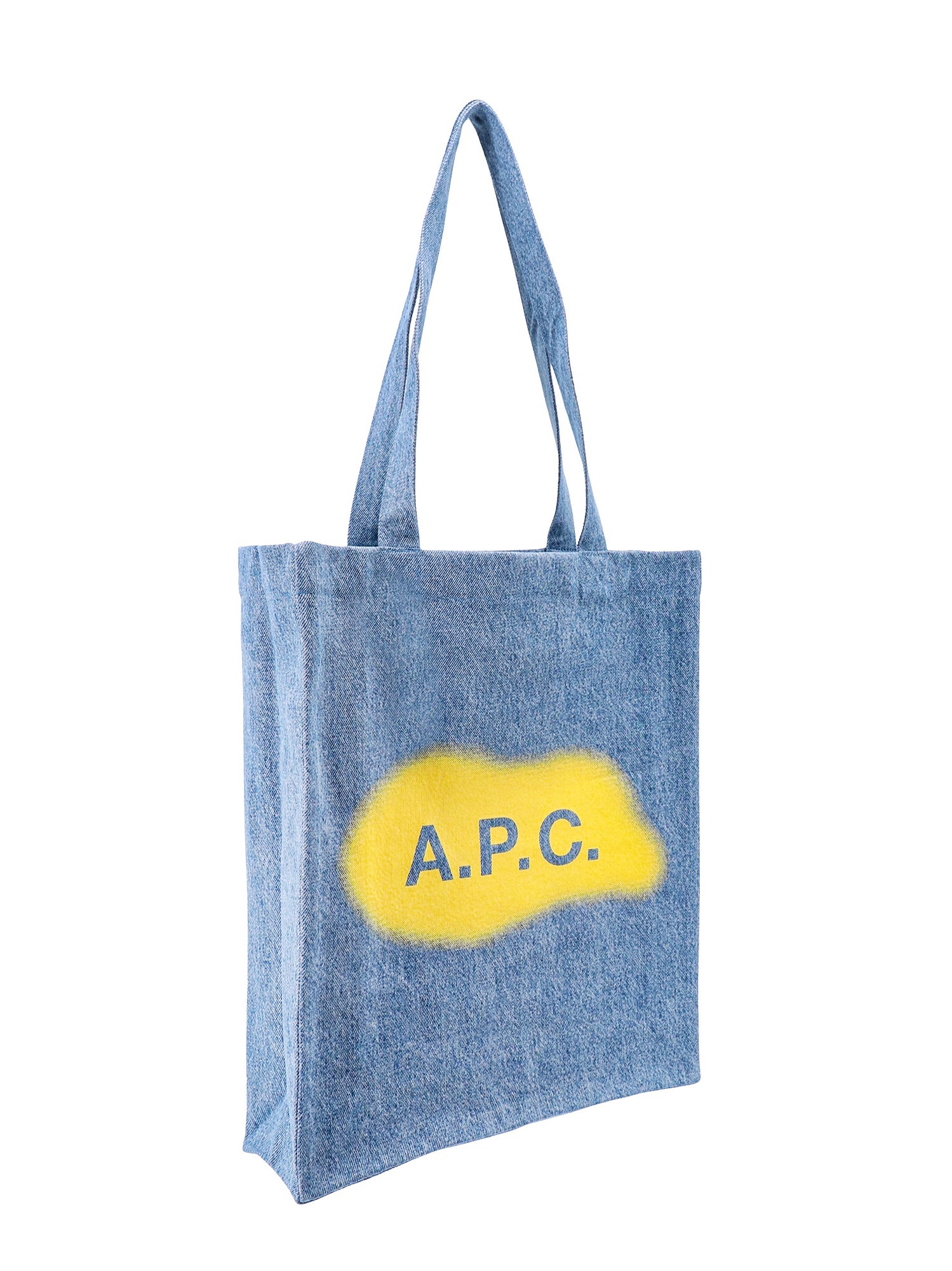 Shop Apc Shoulder Bag In Iab Bleu Clair