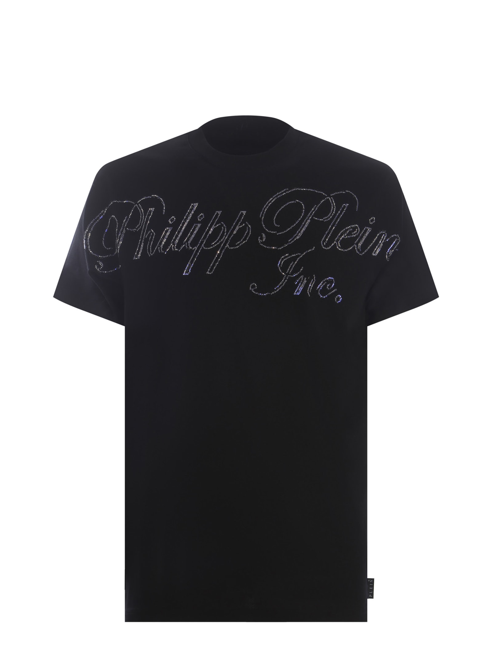 Shop Philipp Plein T-shirt  Made Of Cotton In Black
