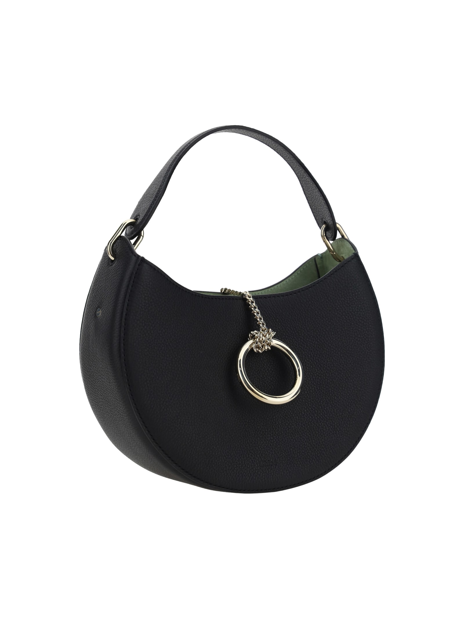 Shop Chloé Small Arl? Shoulder Bag In Black