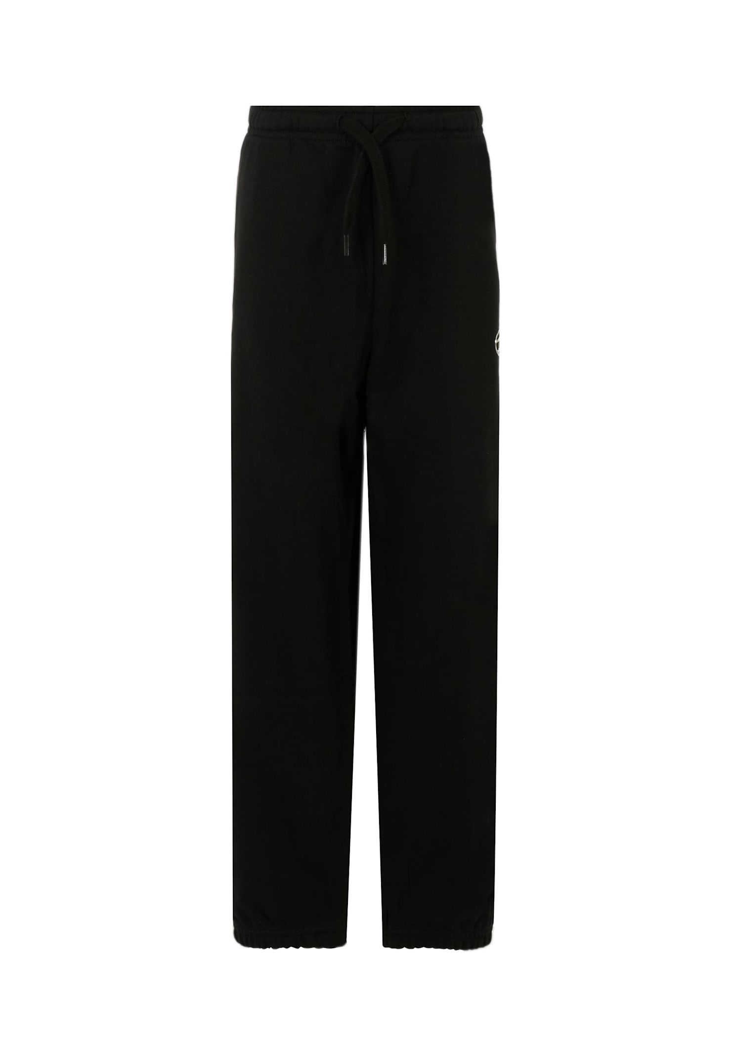 Diesel Black Trousers For Bambino With Logo In Black