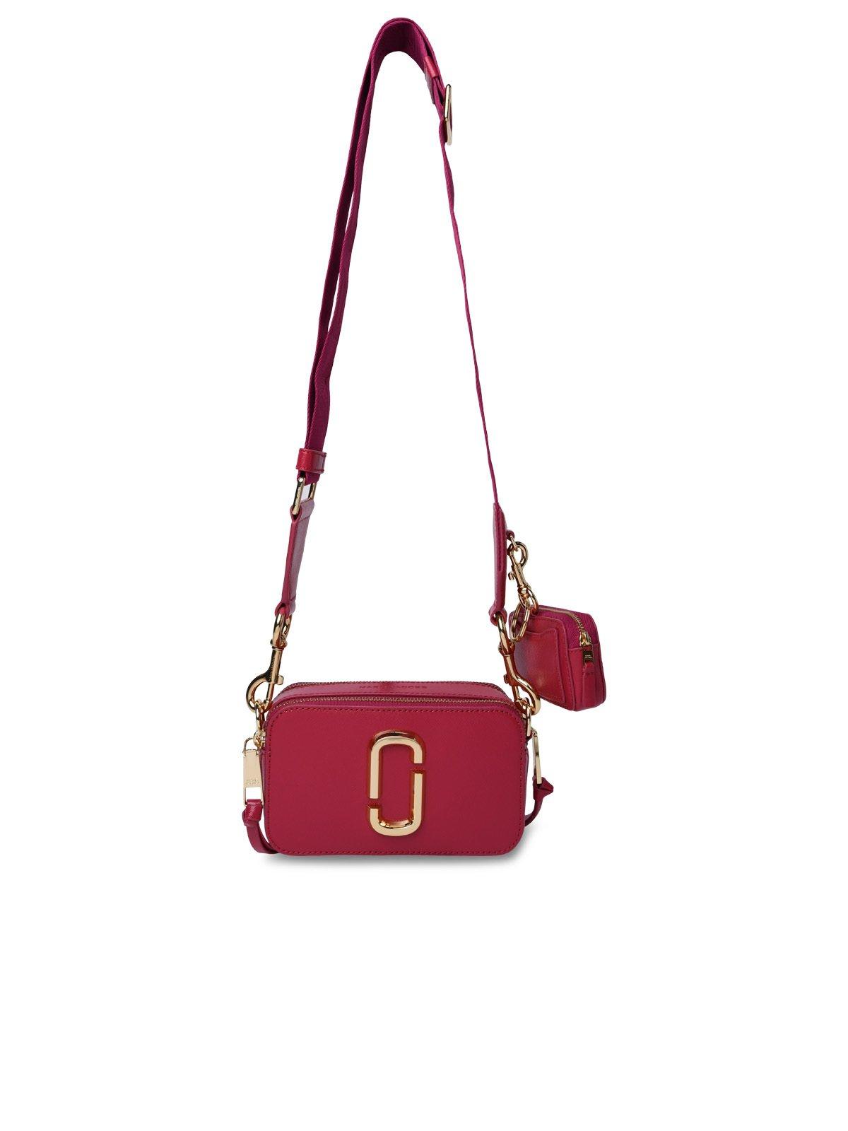 Shop Marc Jacobs The Utility Snapshot Shoulder Bag In Pink
