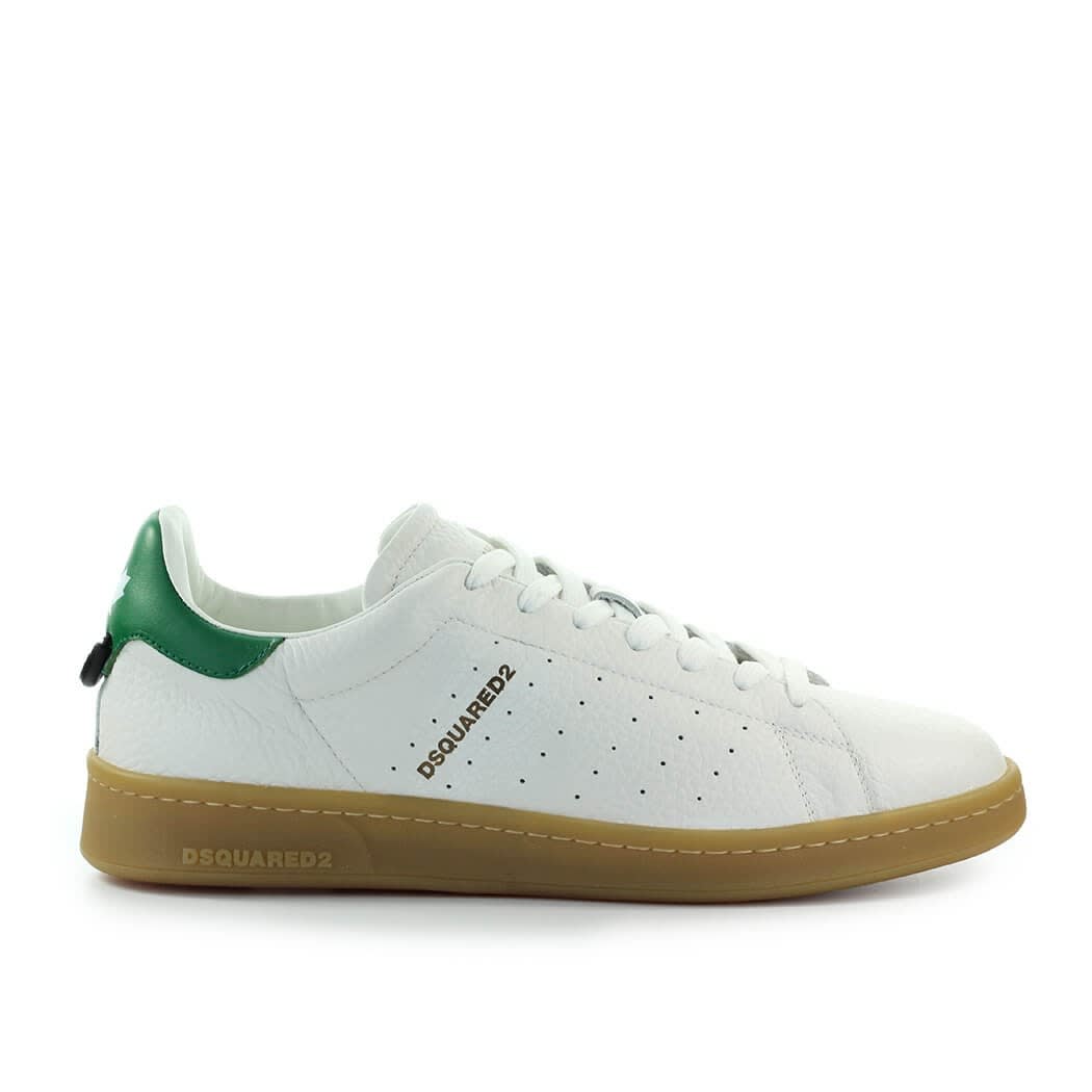 Dsquared2 Boxer White Green Sneaker