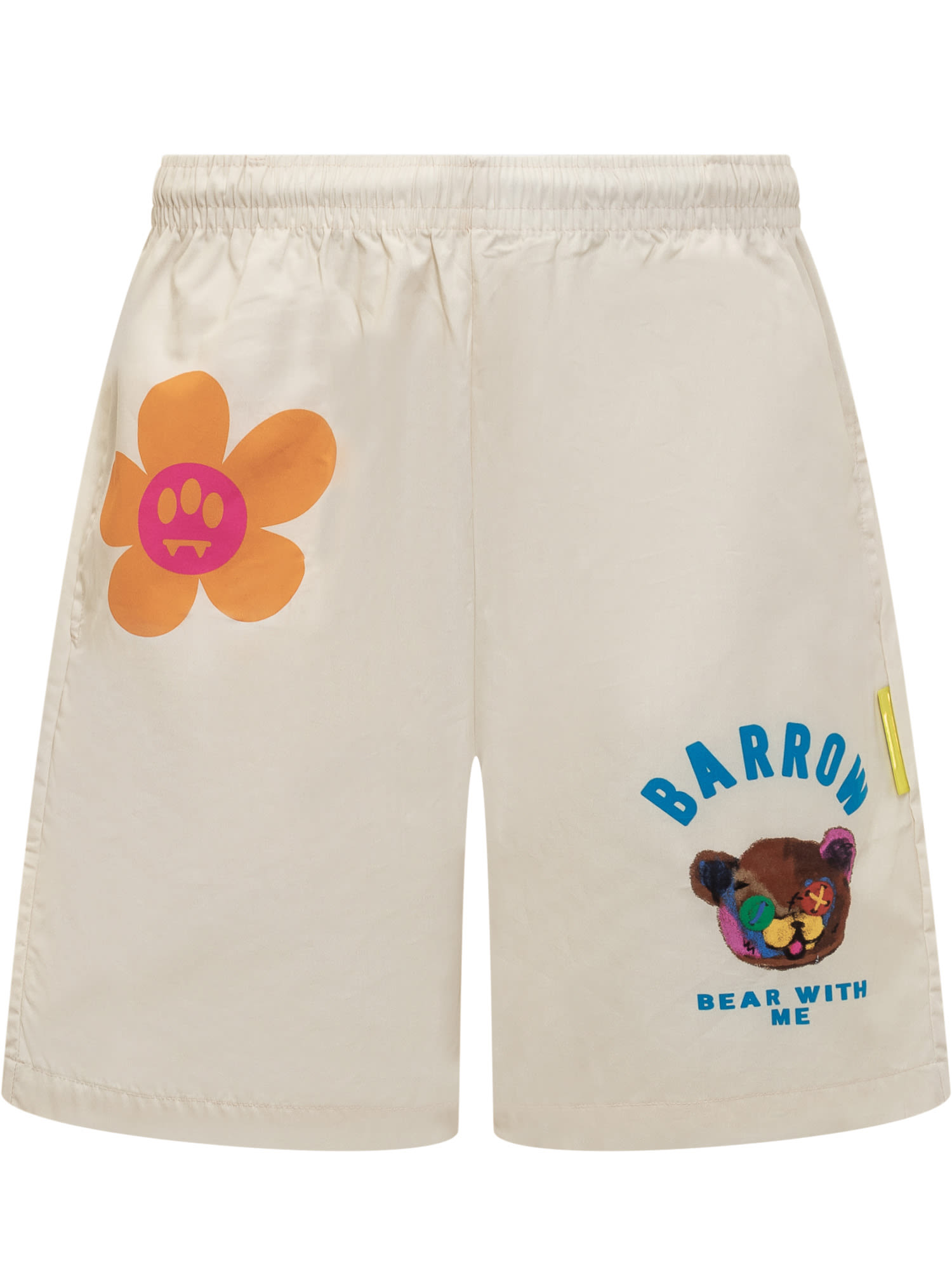 Shop Barrow Bear Shorts In Turtledove