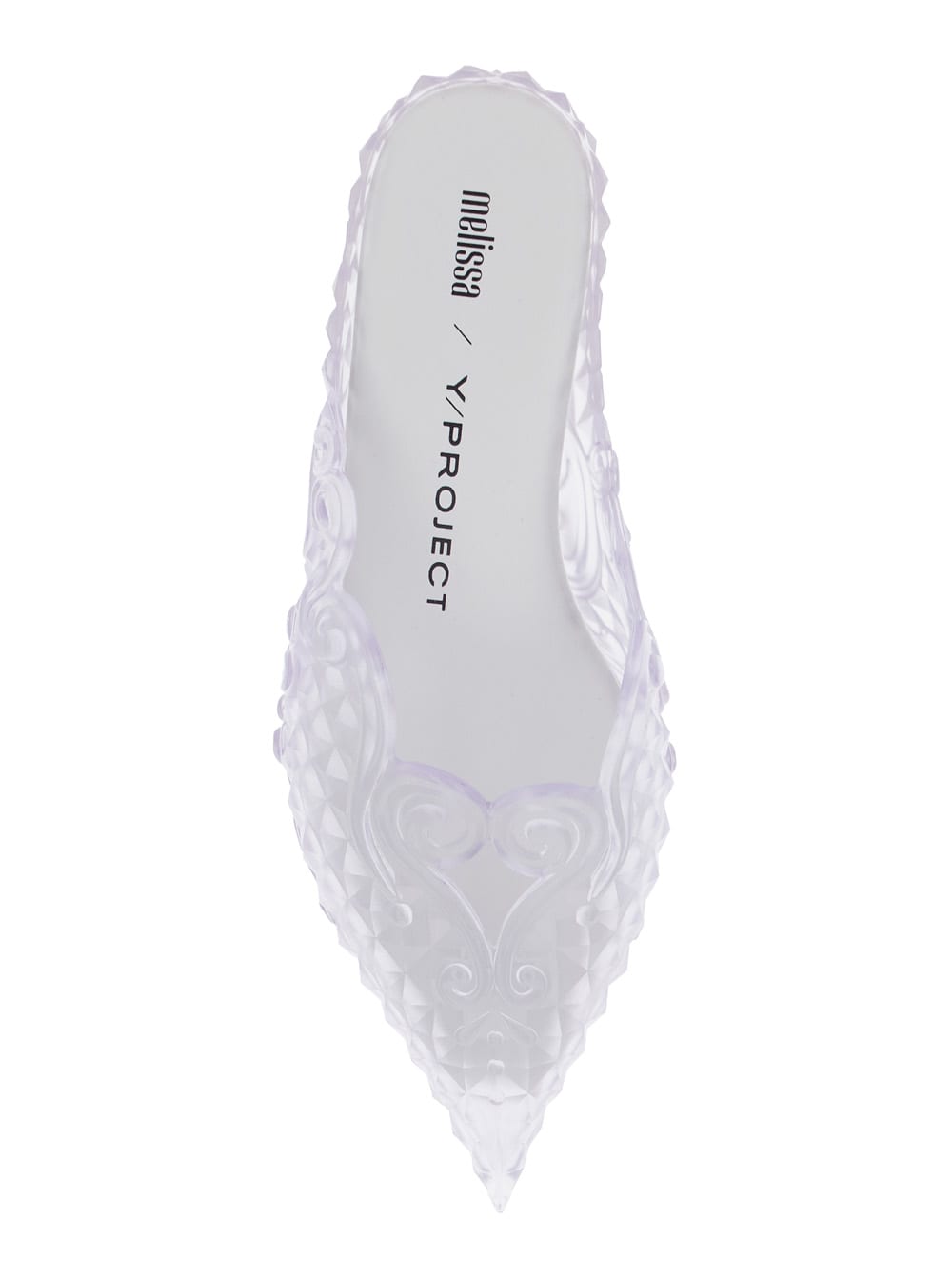 Melissa X Y Project 50mm Point Mules In White